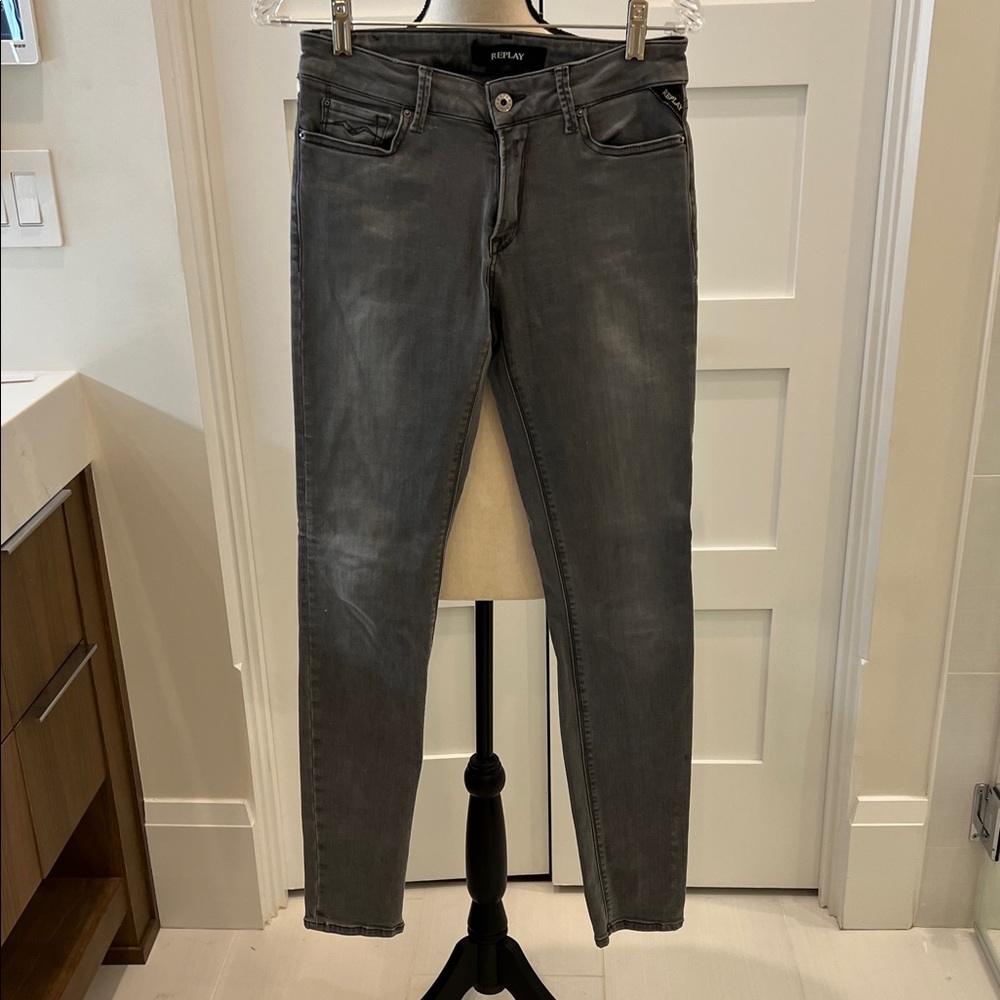 Gray Replay Skinny Jeans